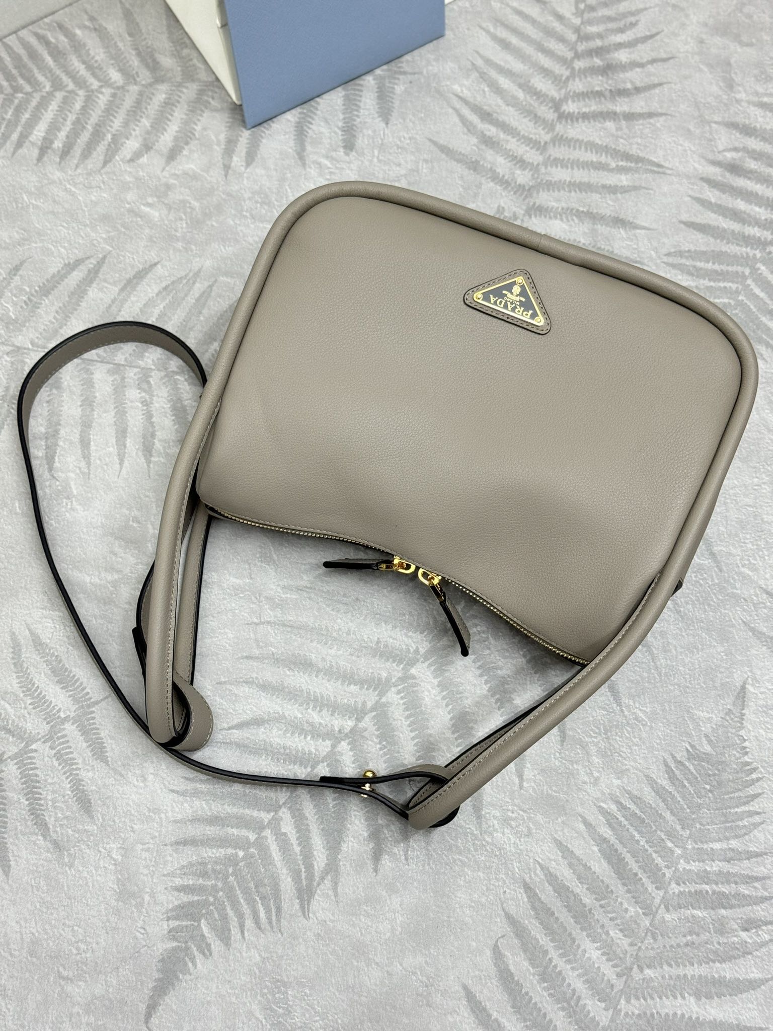 Prada Darling Leather Handbag - Clay