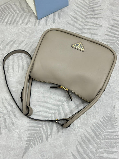 Prada Darling Leather Handbag - Clay