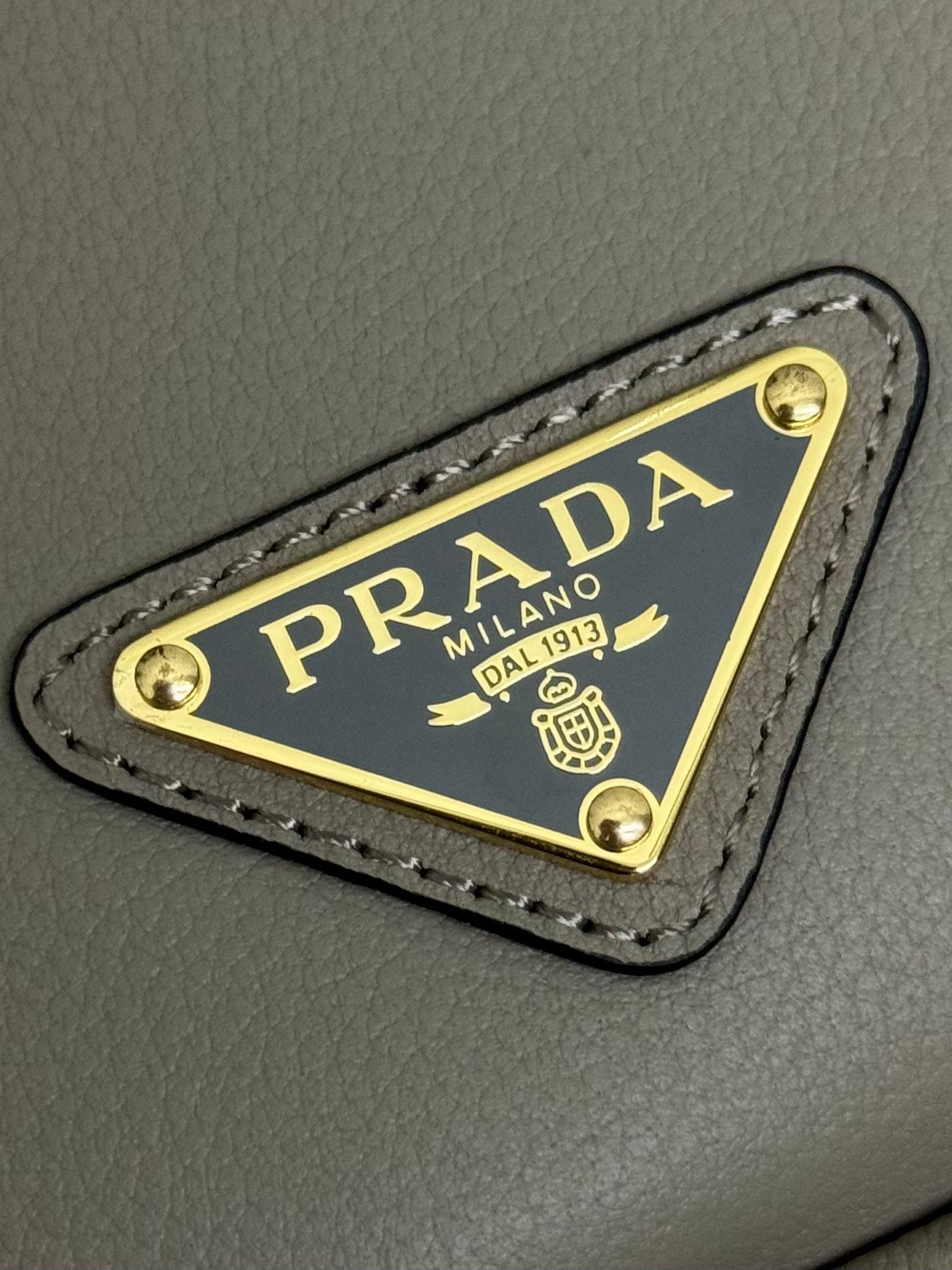 Prada Darling Leather Handbag - Clay