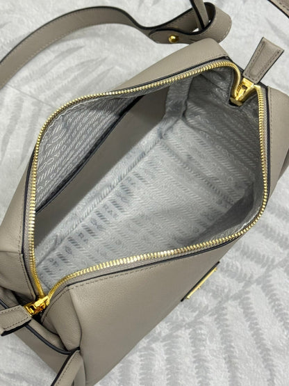 Prada Darling Leather Handbag - Clay