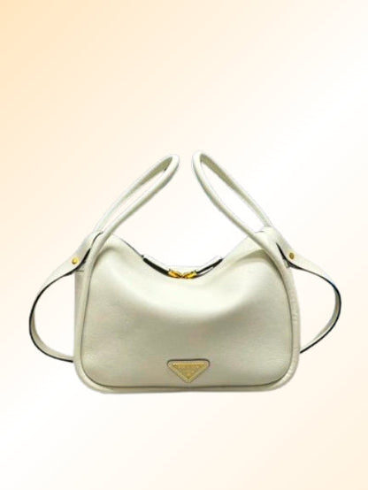 Prada Darling Leather Handbag - White