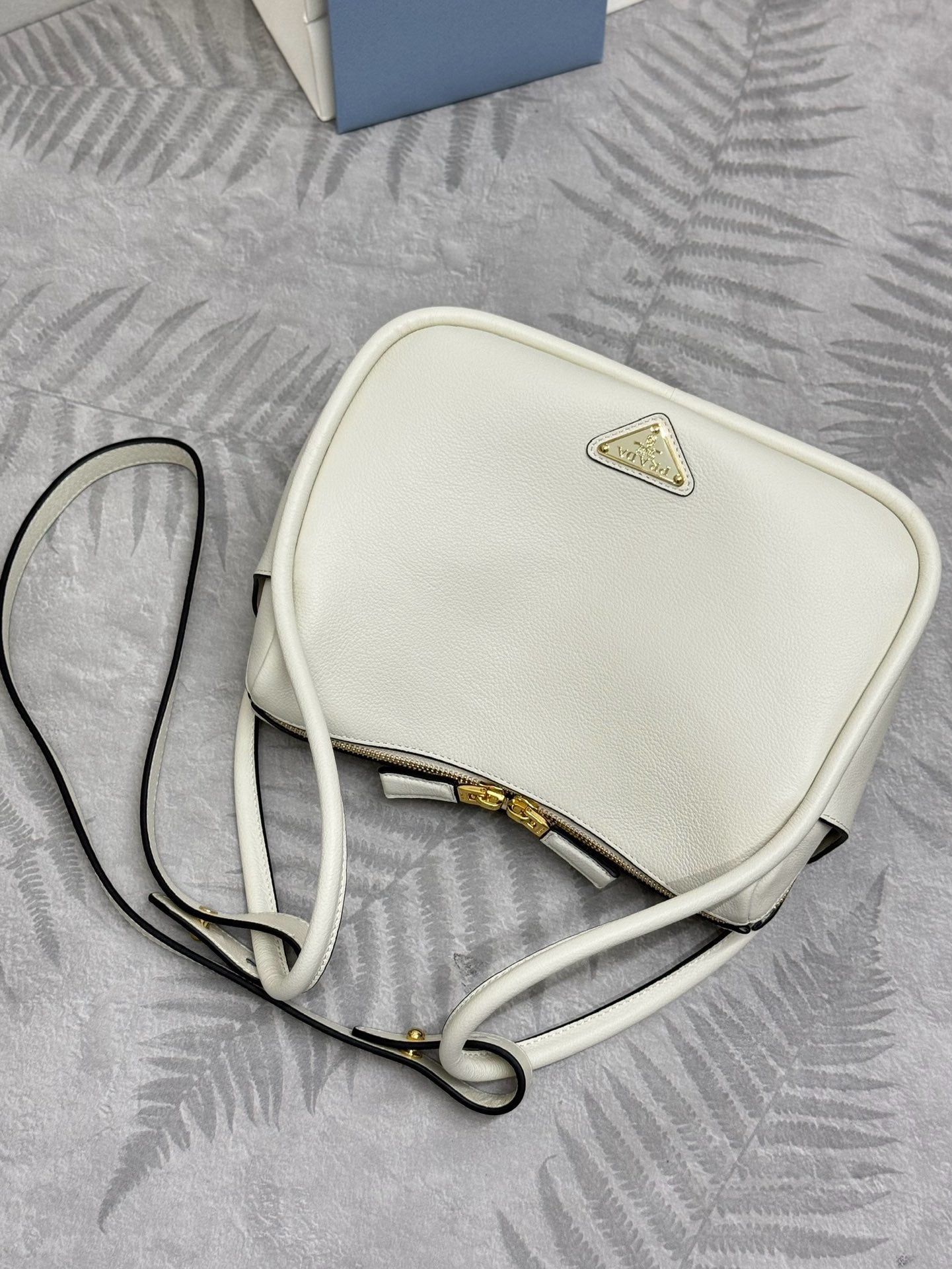 Prada Darling Leather Handbag - White