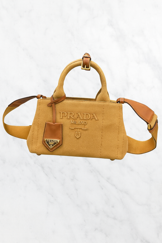 Prada Jardinière cotton canvas