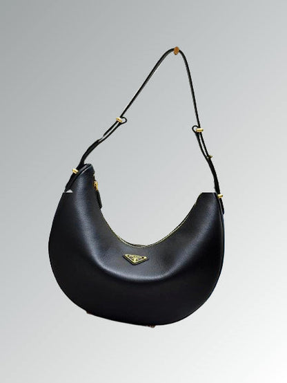 Prada Arqué Leather Shoulder Bag