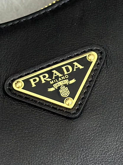 Prada Arqué Leather Shoulder Bag