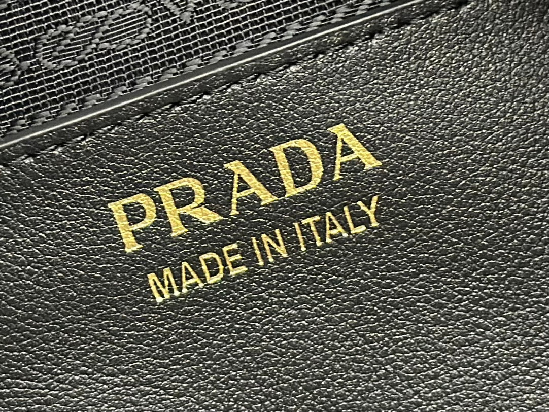 Prada Arqué Leather Shoulder Bag
