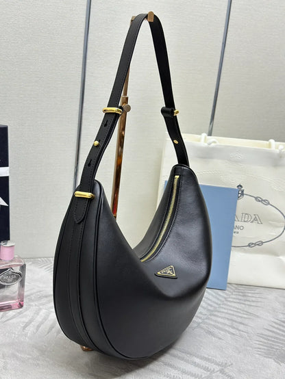 Prada Arqué Leather Shoulder Bag