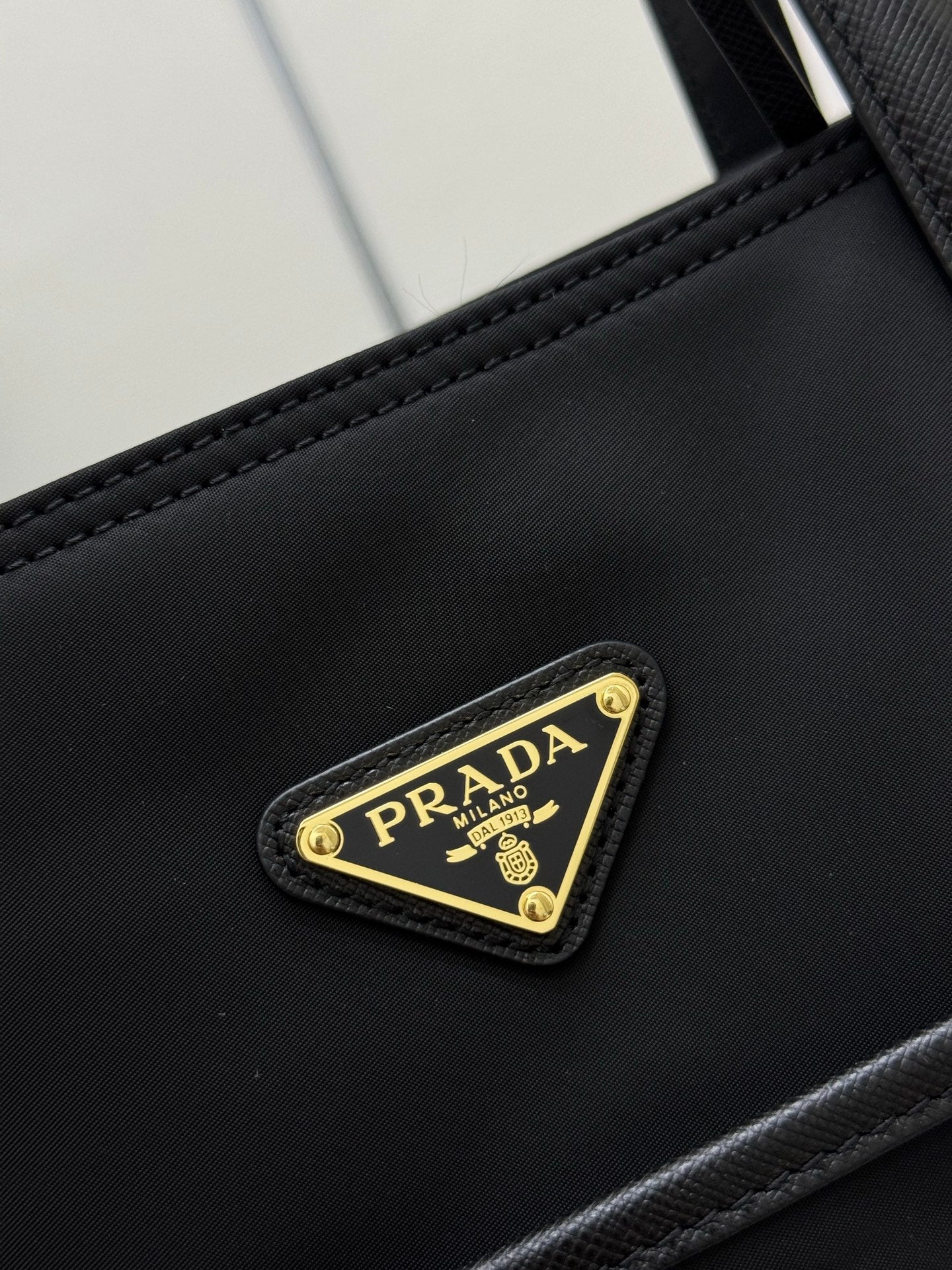 Prada Re-Edition 1978 Re-Nylon and Saffiano Leather Tote Bag - Black