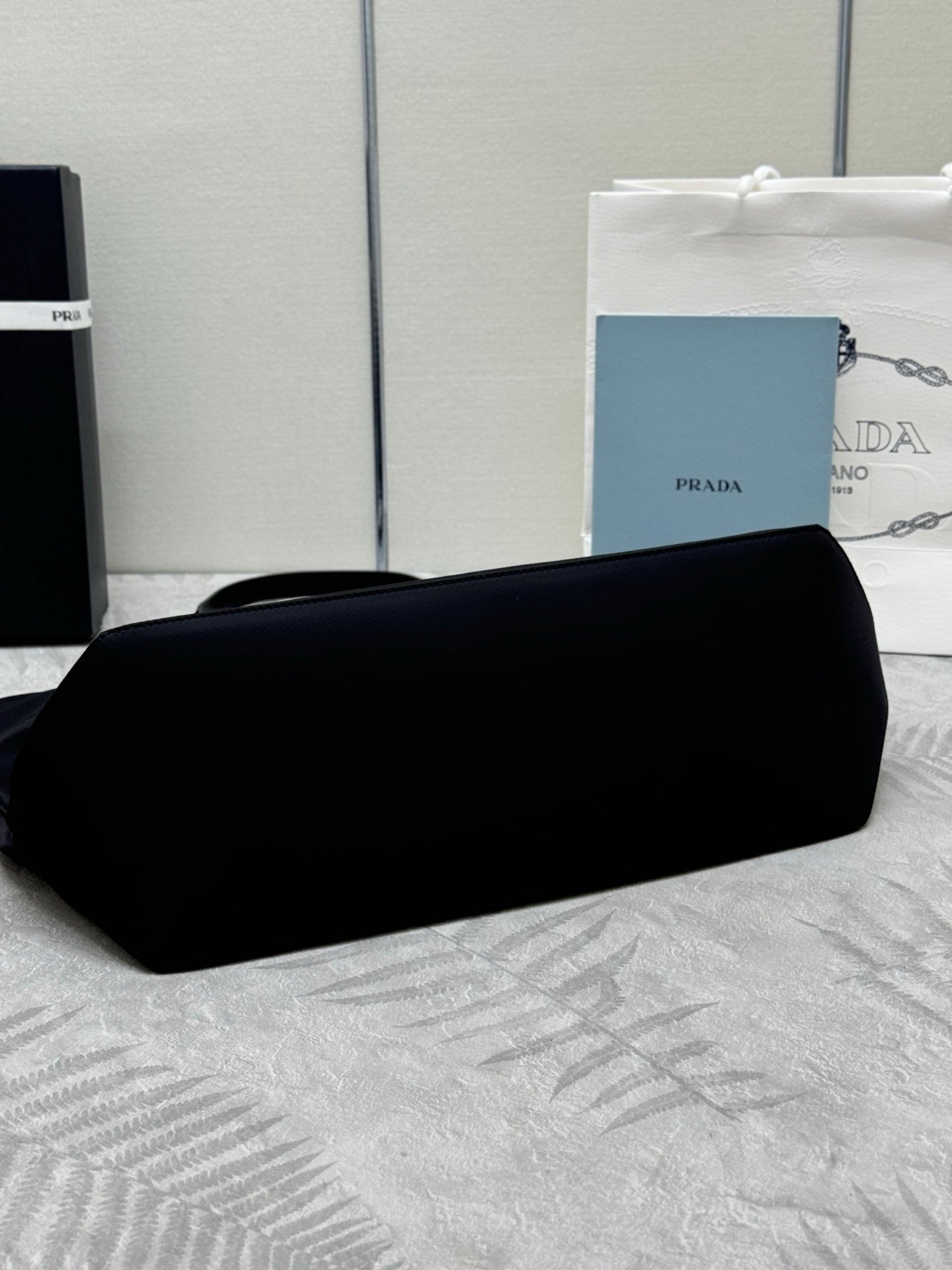 Prada Re-Edition 1978 Re-Nylon and Saffiano Leather Tote Bag - Black