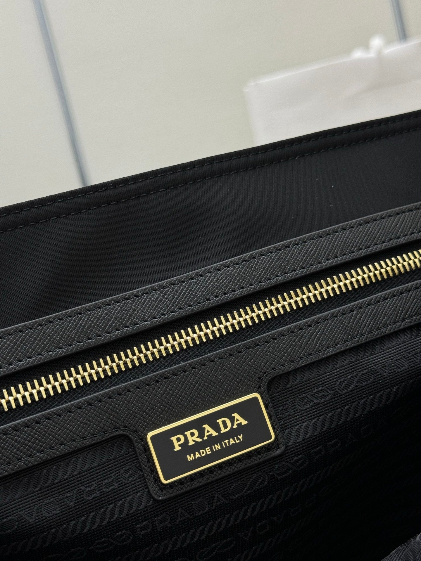 Prada Re-Edition 1978 Re-Nylon and Saffiano Leather Tote Bag - Black