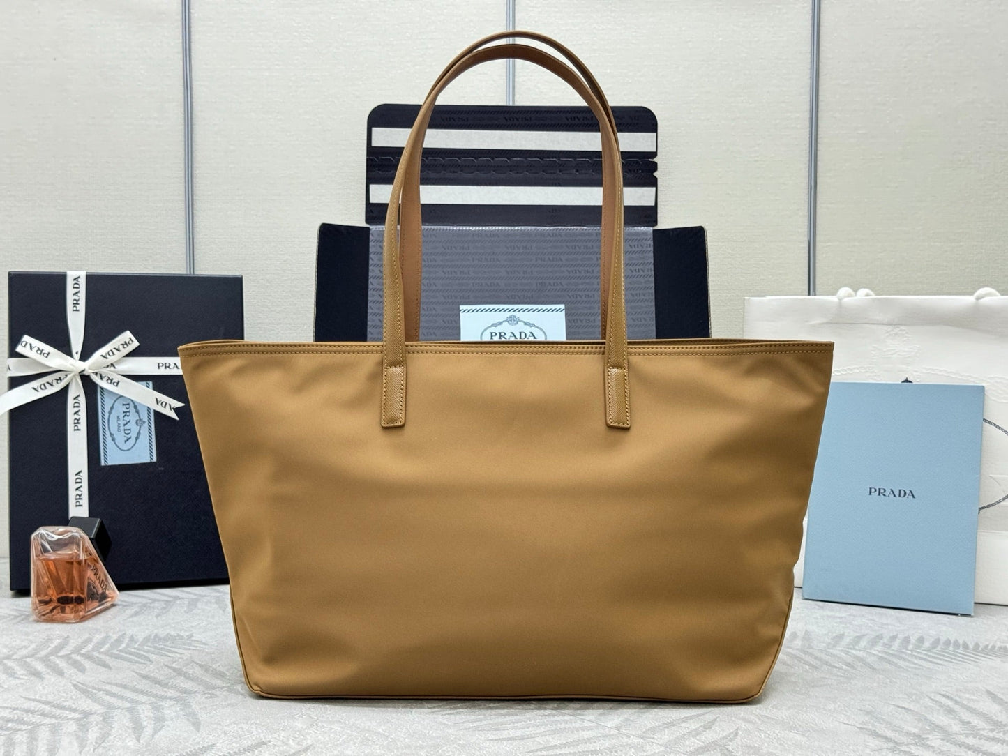 Prada Re-Edition 1978 Re-Nylon and Saffiano Leather Tote Bag – Brandy
