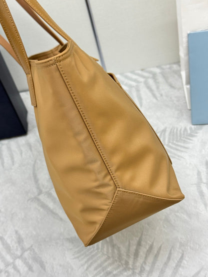 Prada Re-Edition 1978 Re-Nylon and Saffiano Leather Tote Bag – Brandy