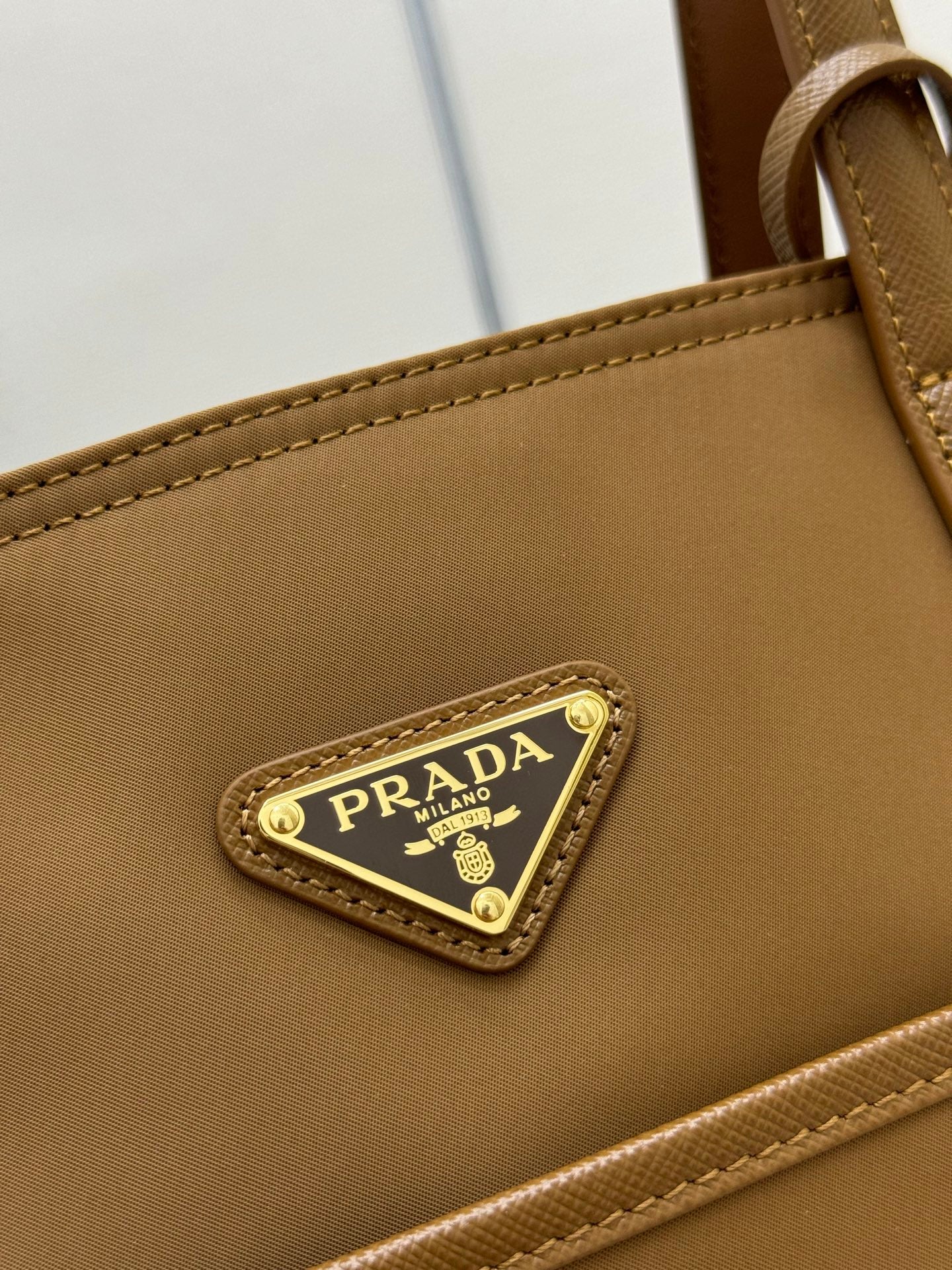 Prada Re-Edition 1978 Re-Nylon and Saffiano Leather Tote Bag – Brandy