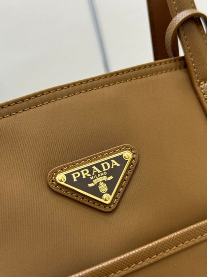 Prada Re-Edition 1978 Re-Nylon and Saffiano Leather Tote Bag – Brandy