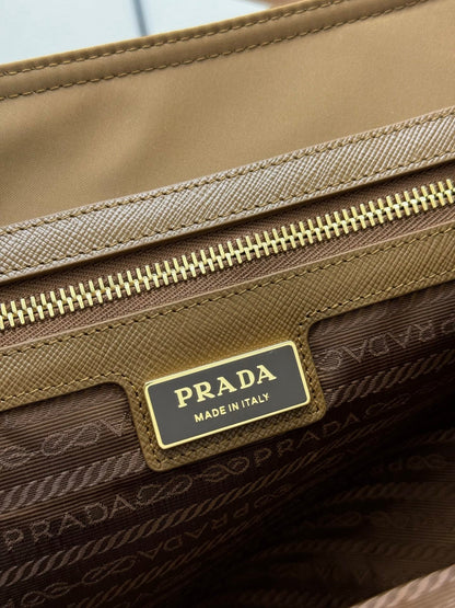 Prada Re-Edition 1978 Re-Nylon and Saffiano Leather Tote Bag – Brandy