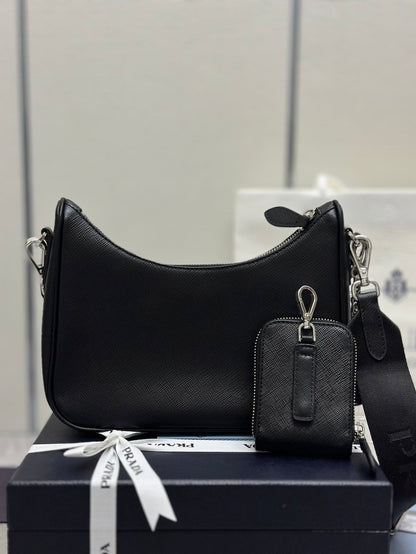 Prada Re-Edition 2005 Re-Nylon bag - Black/Silver