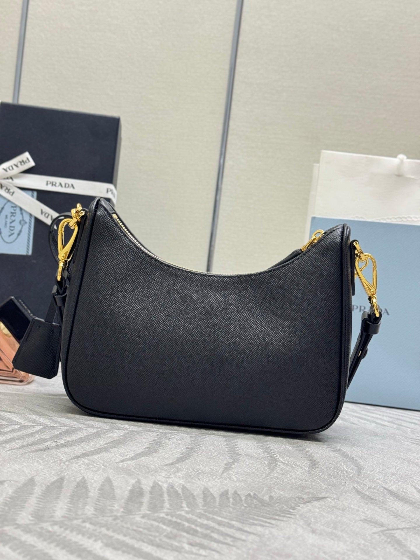 Prada Re-Edition 2005 Saffiano Leather Shoulder Bag