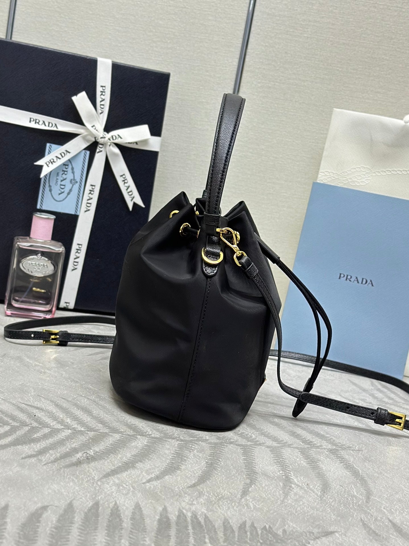 Prada Re-Edition 1978 Nylon Bucket Bag