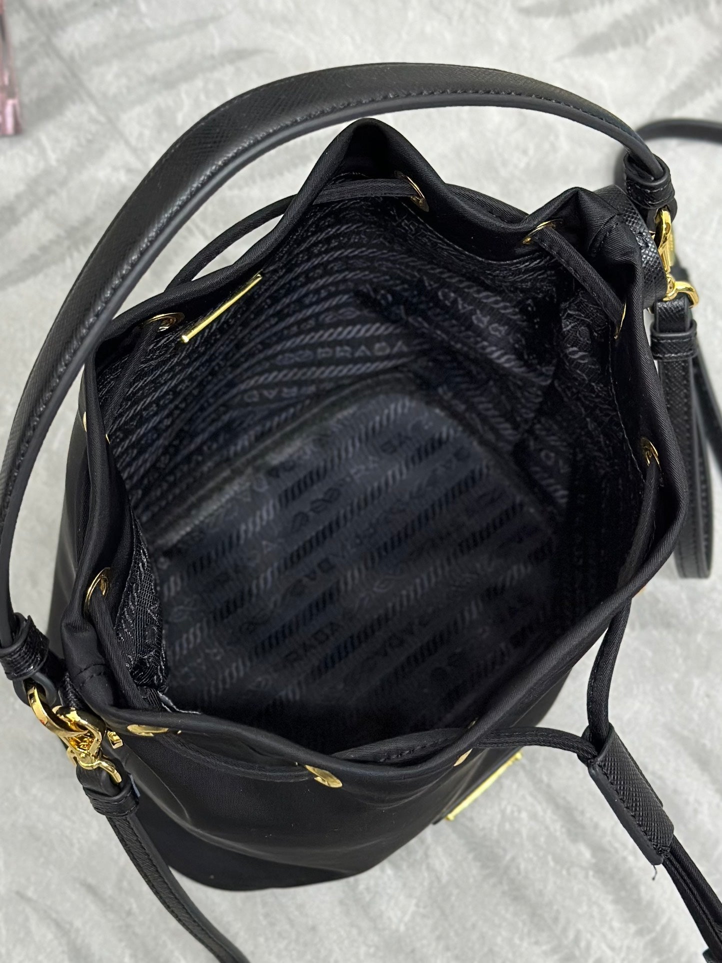 Prada Re-Edition 1978 Nylon Bucket Bag