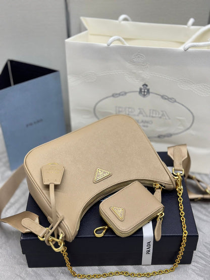 Prada Re-Edition 2005 Re-Nylon bag – Camel