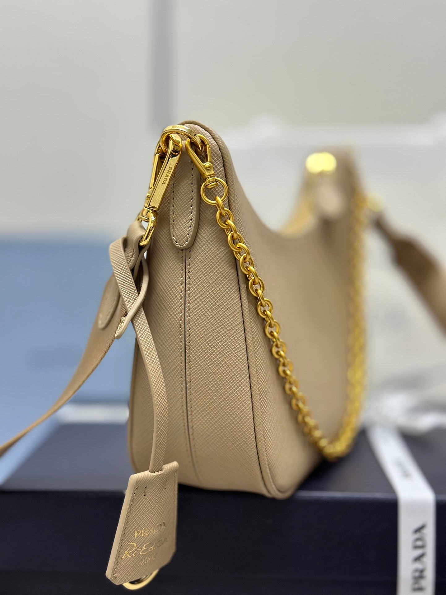 Prada Re-Edition 2005 Re-Nylon bag – Camel