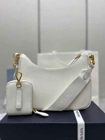 Prada Re-Edition 2005 Re-Nylon bag – White