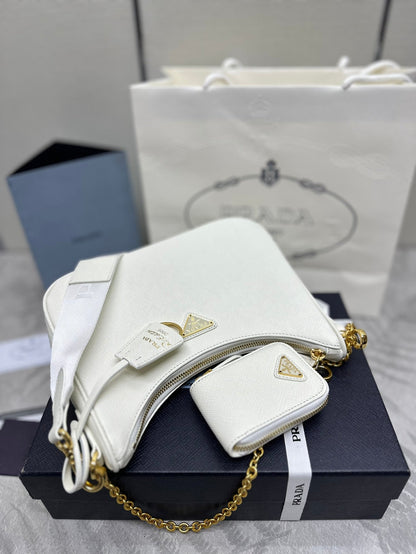 Prada Re-Edition 2005 Re-Nylon bag – White