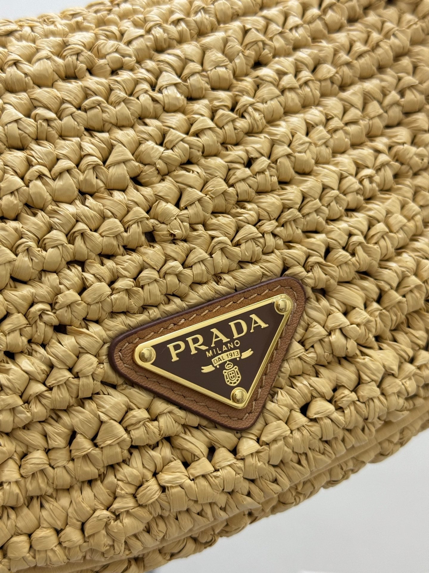 Prada Arqué Crochet Shoulder Bag