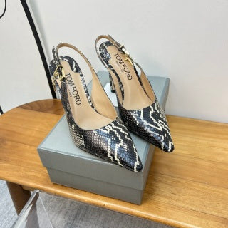 Tom Ford Python Padlock Sandals