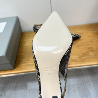 Tom Ford Python Padlock Sandals