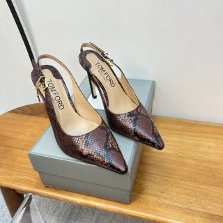 Tom Ford Python Padlock Sandals