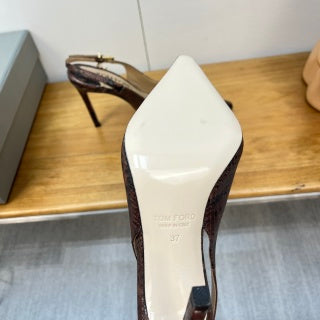 Tom Ford Python Padlock Sandals