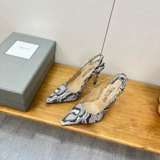 Tom Ford Python Padlock Sandals