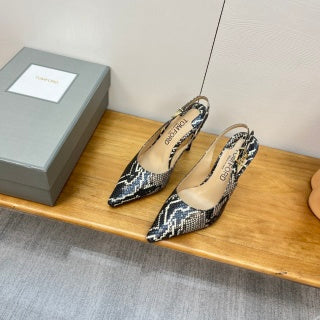 Tom Ford Python Padlock Sandals