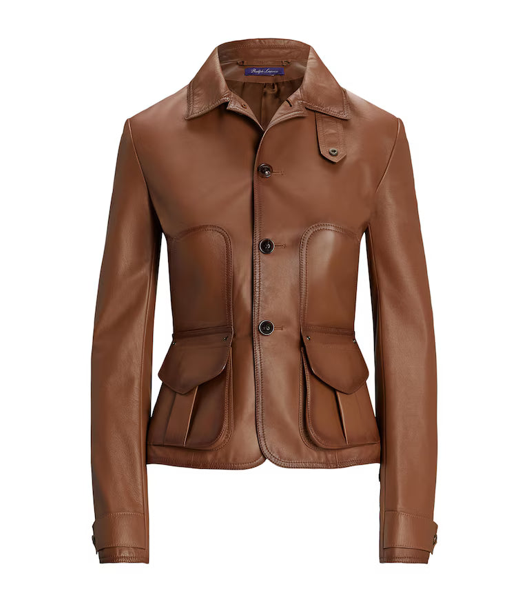 Ralph Lauren Brown Leather Jacket