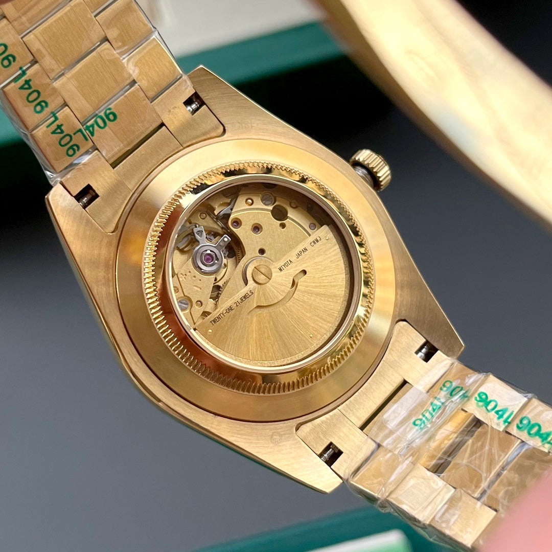 Rolex Day-Date 40 Oyster Perpetual – White Mother-of-Pearl Diamond-Set Watch