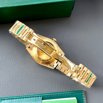 Rolex Day-Date 40 Oyster Perpetual – White Mother-of-Pearl Diamond-Set Watch