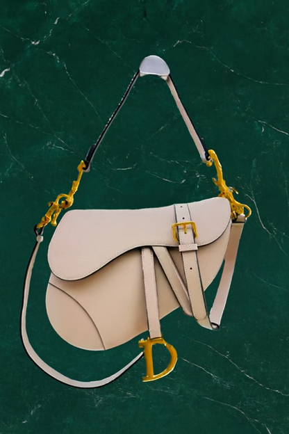 Rouge Beige Classic Saddle Bag