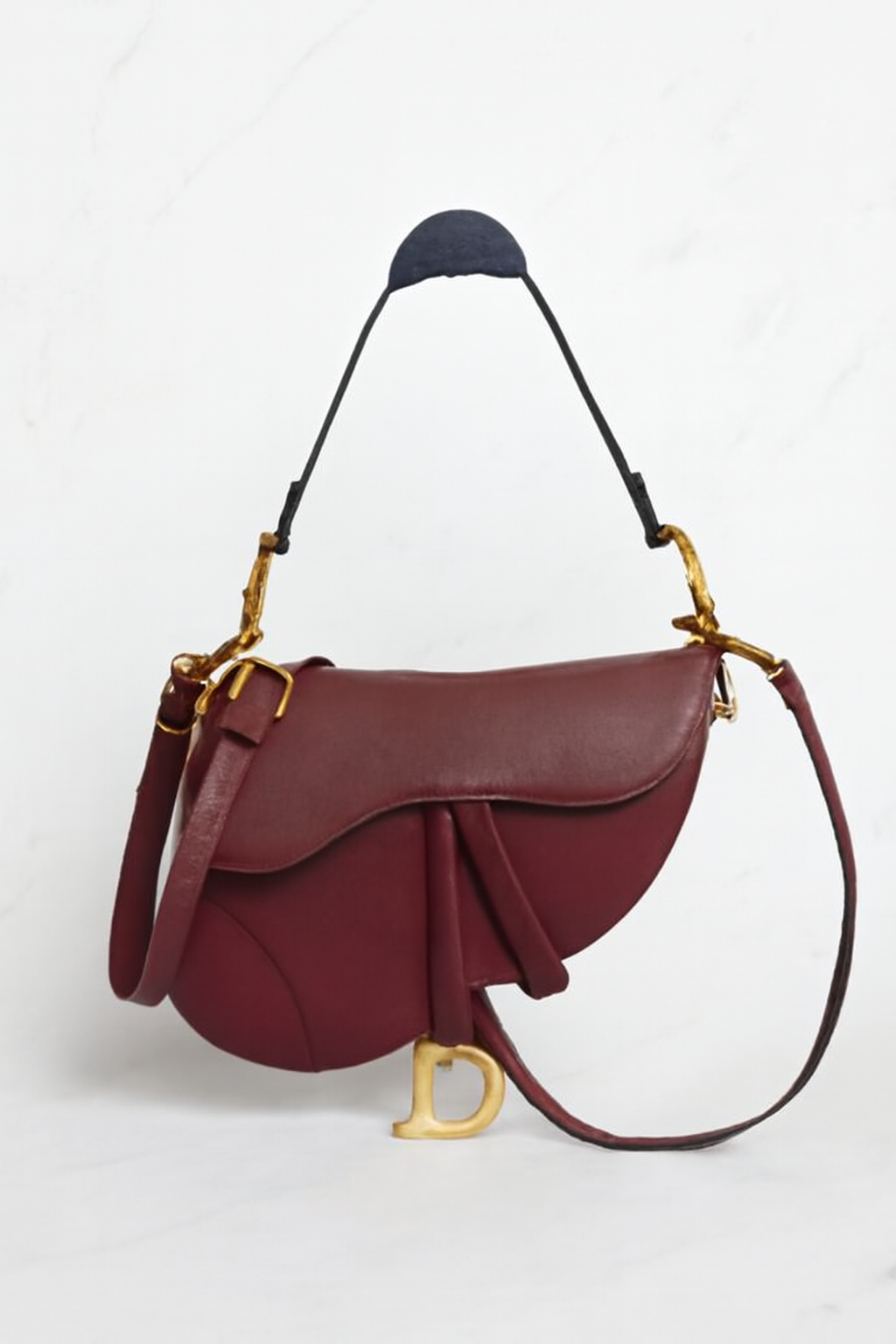 Rouge Burgundy Classic Saddle Bag