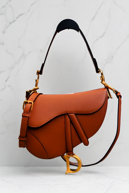 Rouge Caramel Classic Saddle Bag