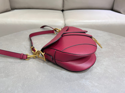 Rouge Cherry Red Classic Saddle