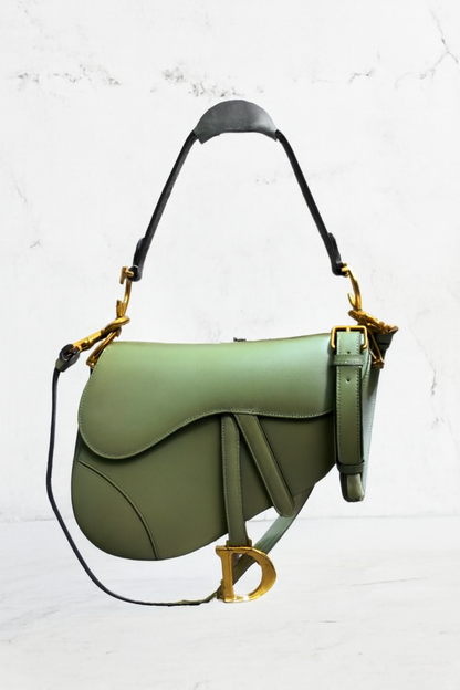Rouge Green Classic Saddle Bag