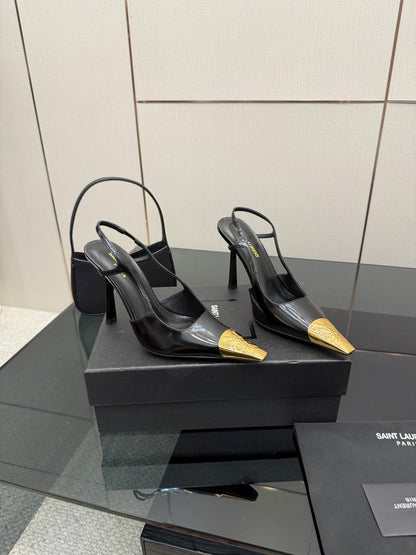 YSL SAINT LAURENT Jeanne Slingback Pumps