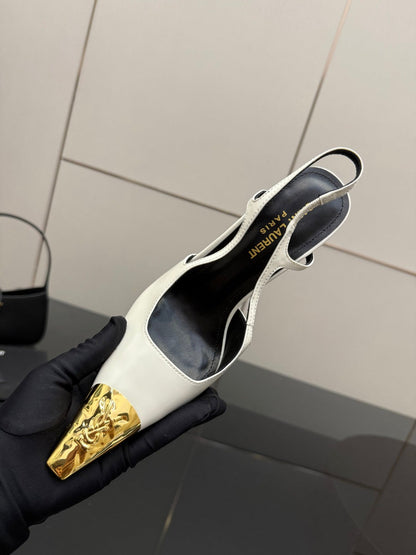 YSL SAINT LAURENT Jeanne Slingback Pumps