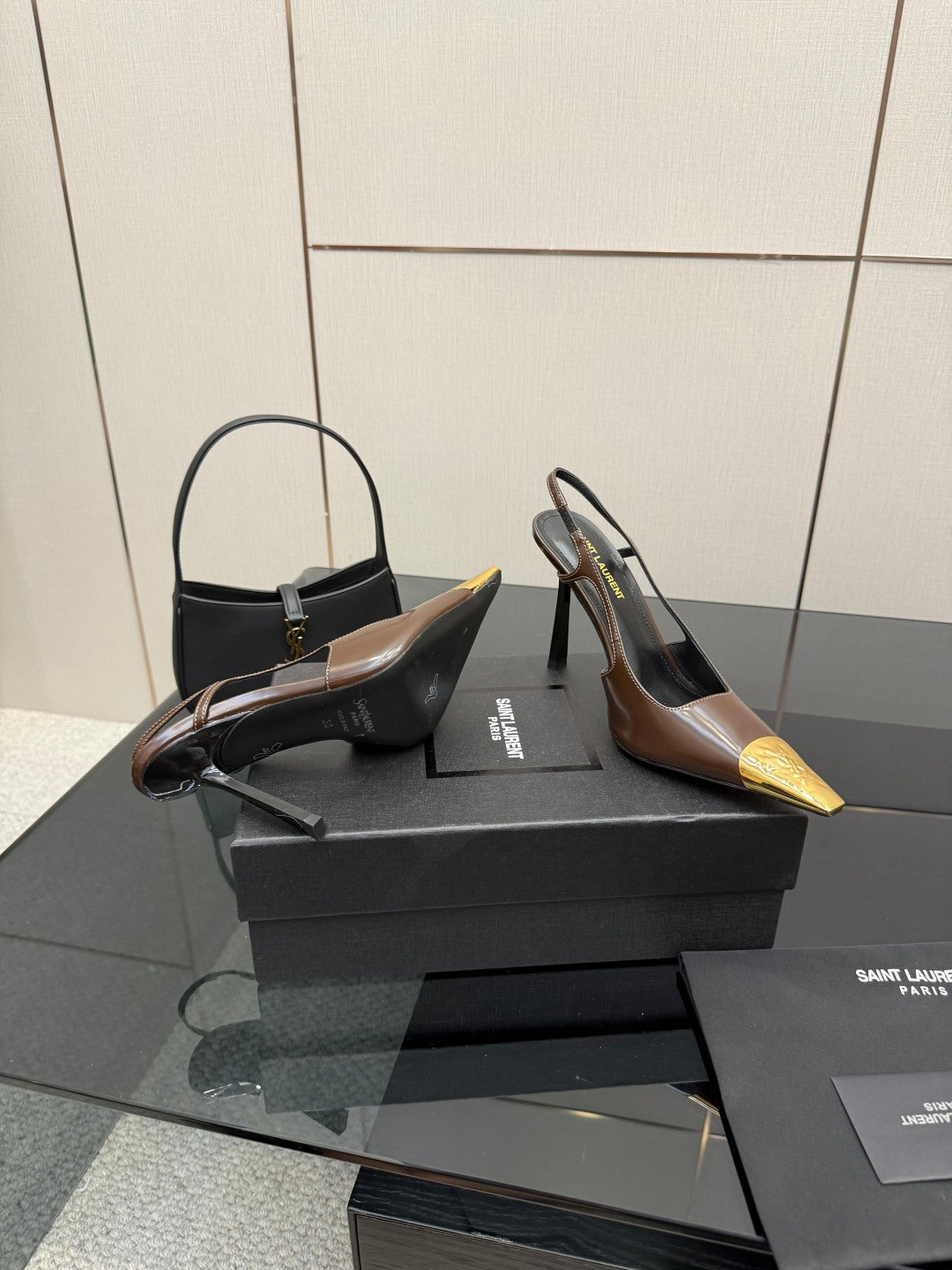 YSL SAINT LAURENT Jeanne Slingback Pumps