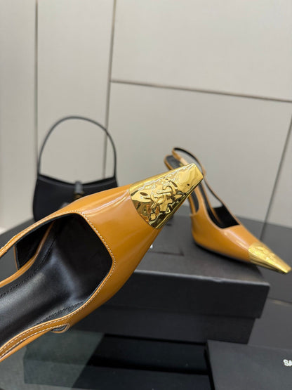 YSL SAINT LAURENT Jeanne Slingback Pumps