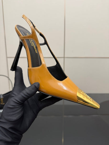 YSL SAINT LAURENT Jeanne Slingback Pumps