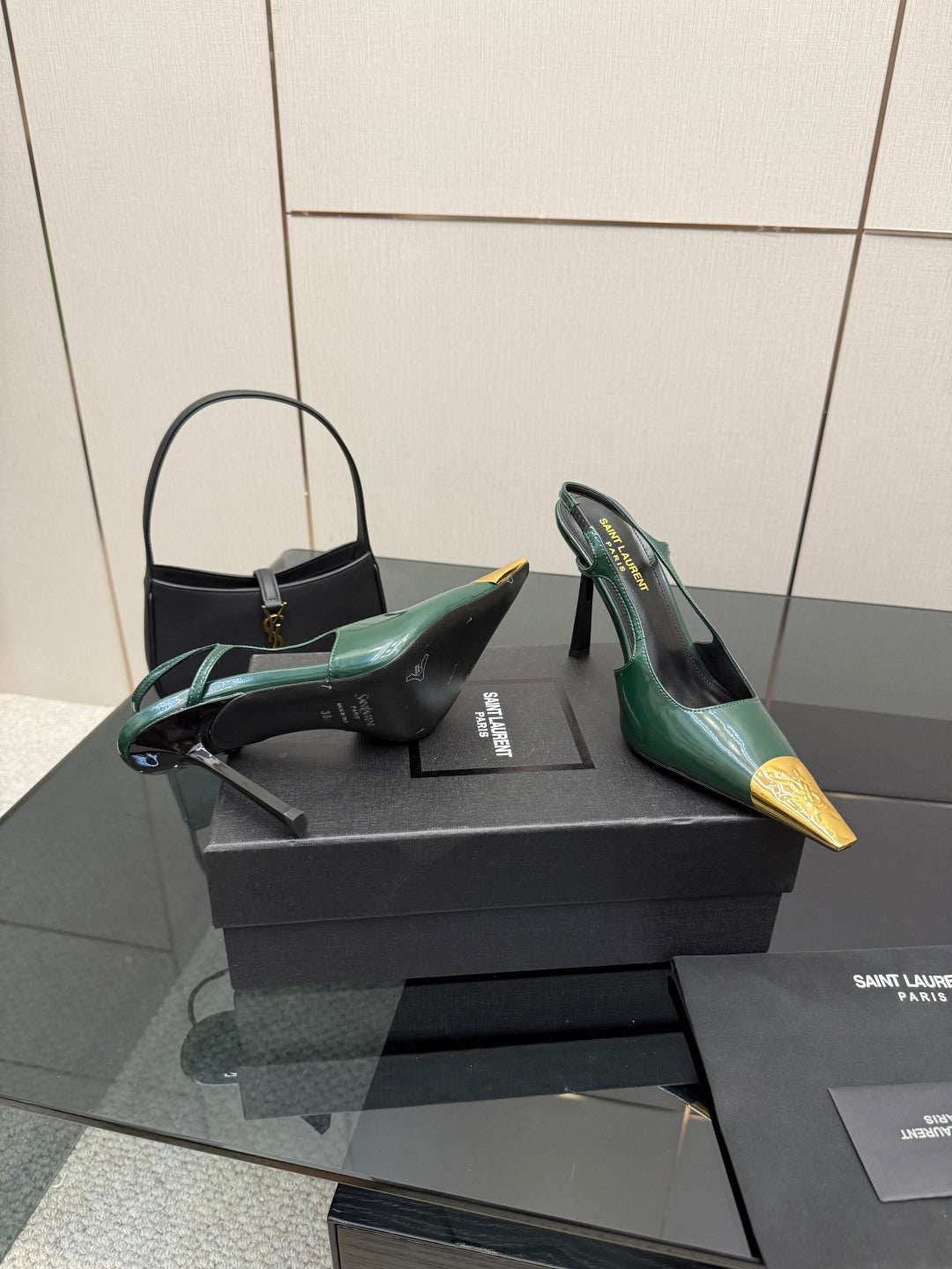 YSL SAINT LAURENT Jeanne Slingback Pumps