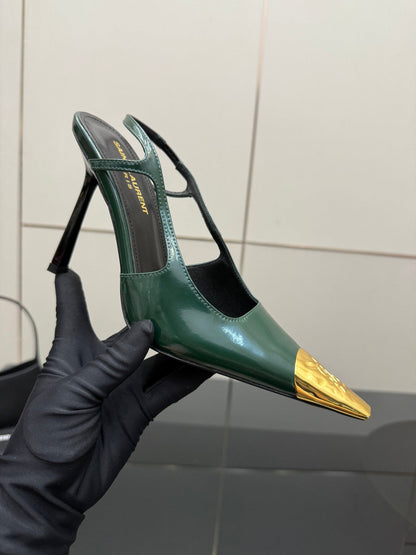 YSL SAINT LAURENT Jeanne Slingback Pumps