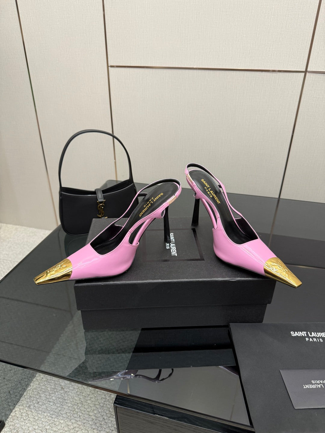 YSL SAINT LAURENT Jeanne Slingback Pumps